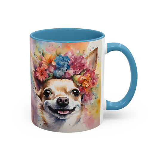 Chihuahua 04 Accent Coffee Mug - Dog Lover Gift