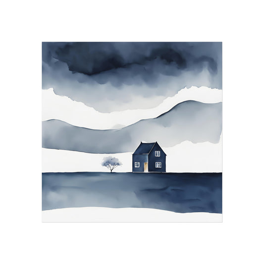 Blue Collection 12 Matte Print