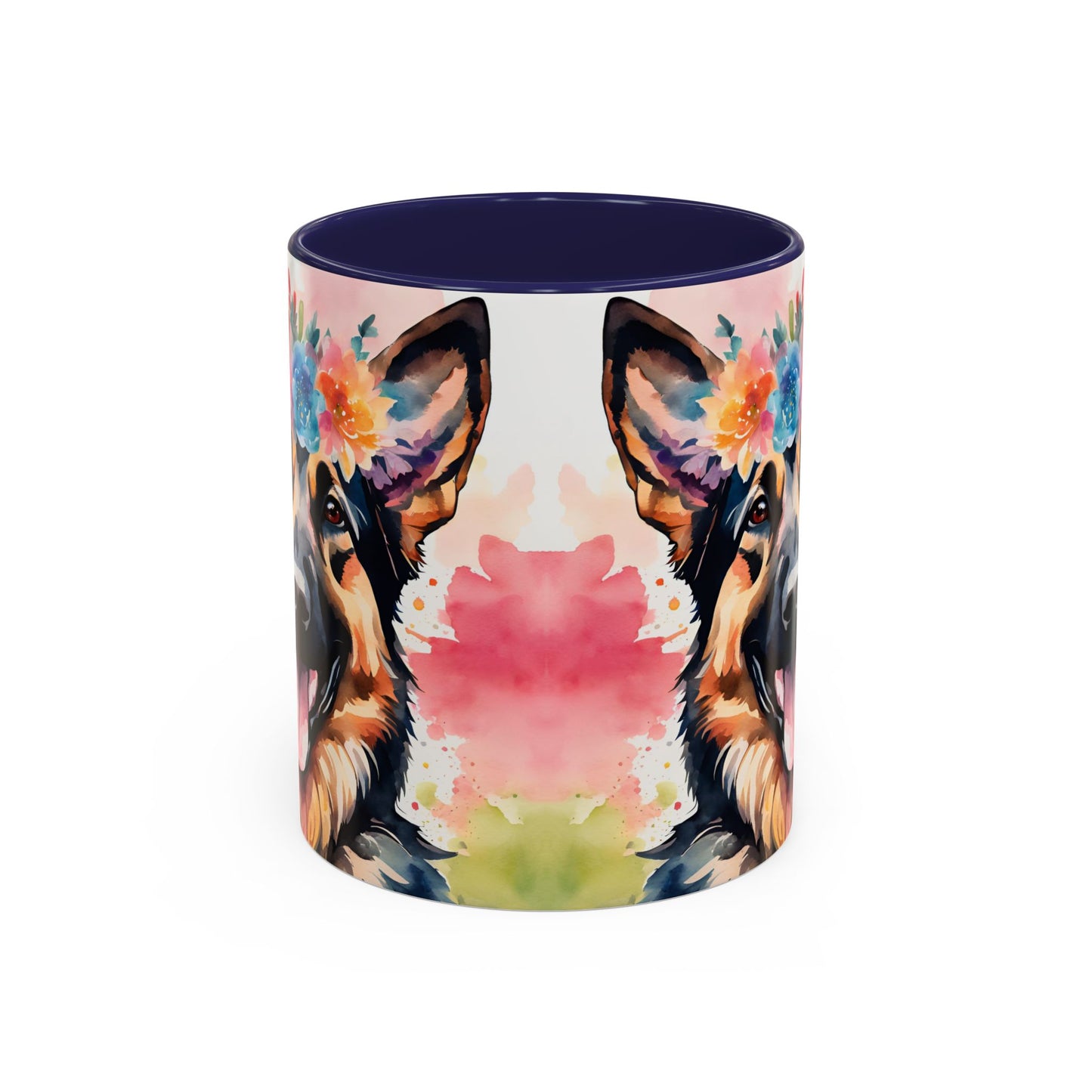 German Shepherd 03 Accent Coffee Mug - Dog Lover Gift