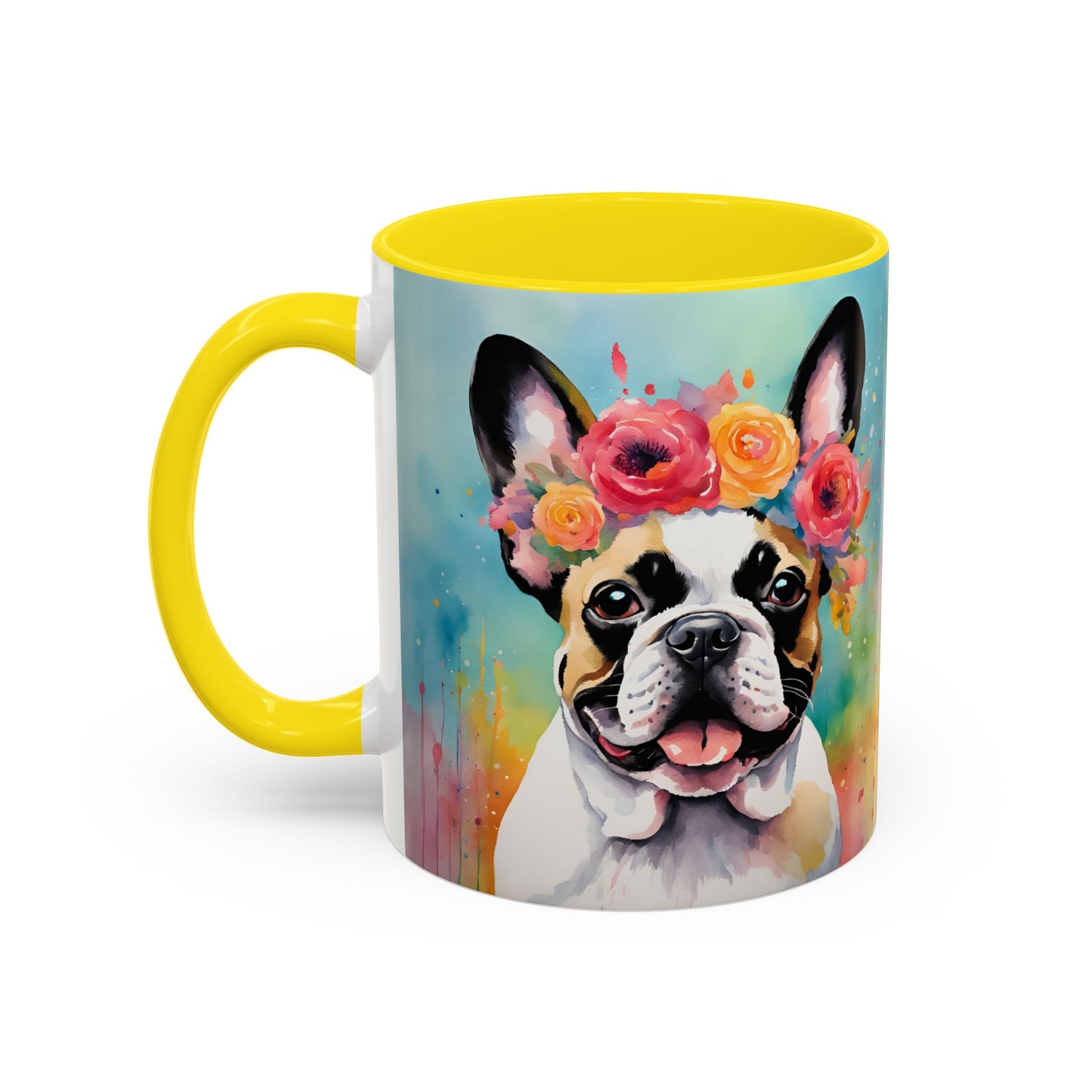 French Bulldog 03 Accent Coffee Mug - Dog Lover Gift