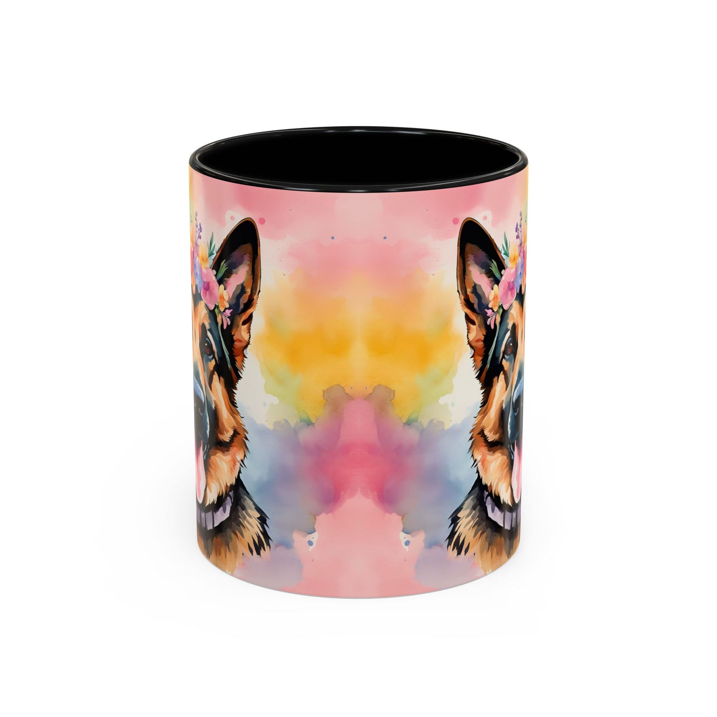 German Shepherd 01 Accent Coffee Mug - Dog Lover Gift