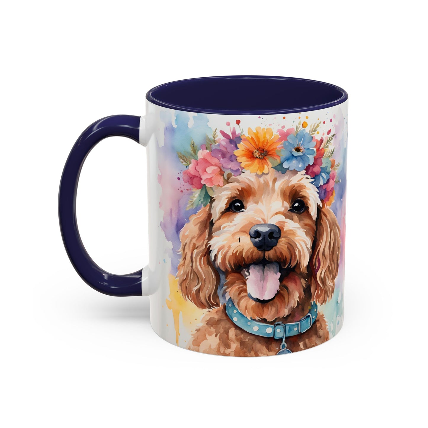 Cockapoo 02 Accent Coffee Mug - Dog Lover Gift