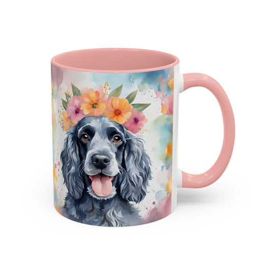 Blue Roan Cocker Spaniel 03 Accent Coffee Mug - Dog Lover Gift