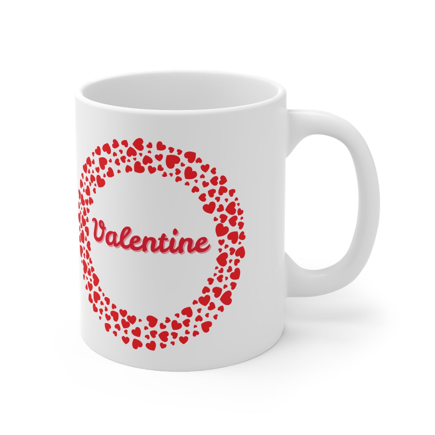 Valentine Hearts Valentines Mug Ceramic 11oz