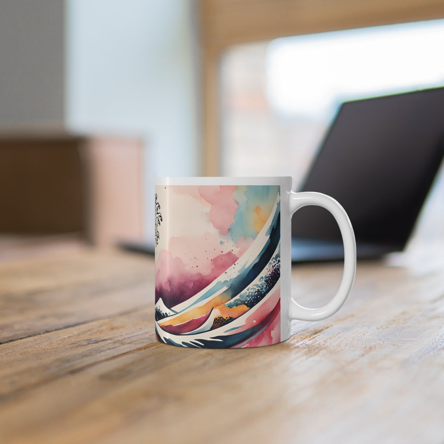 Japanese Waves 05 Mug - Nature's Beauty Collection