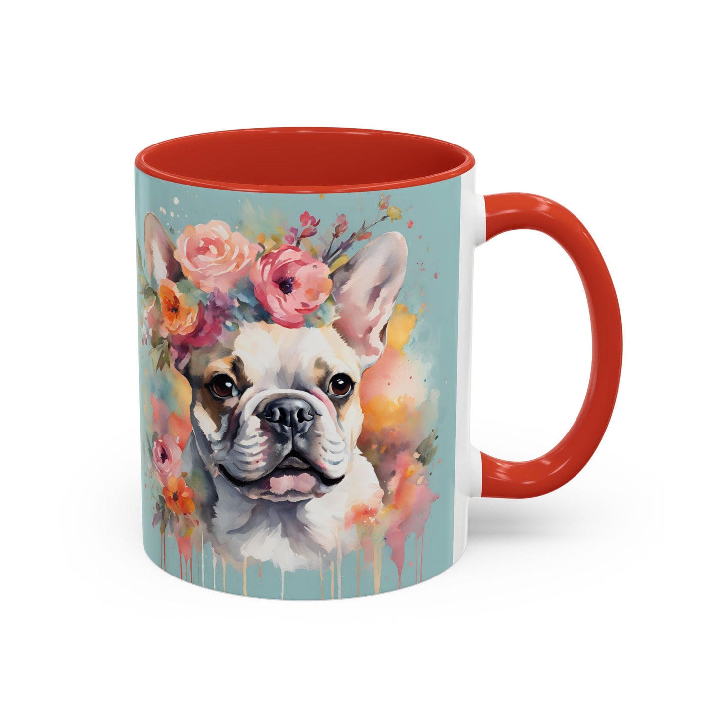 French Bulldog 02 Accent Coffee Mug - Dog Lover Gift