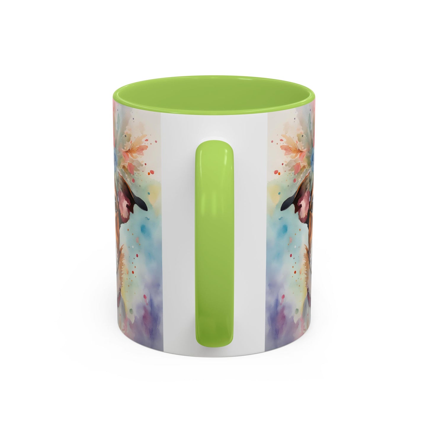 Jack Russell 04 Accent Coffee Mug - Dog Lover Gift