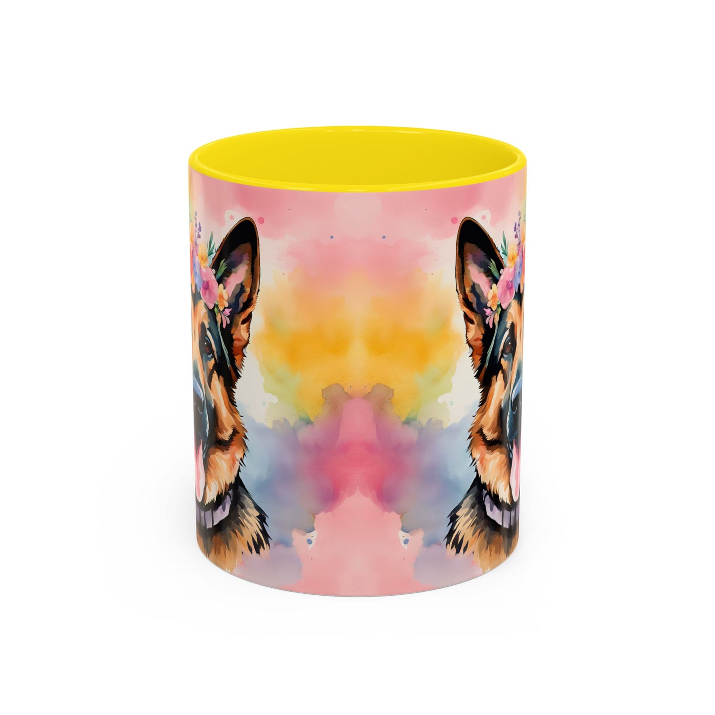 German Shepherd 01 Accent Coffee Mug - Dog Lover Gift