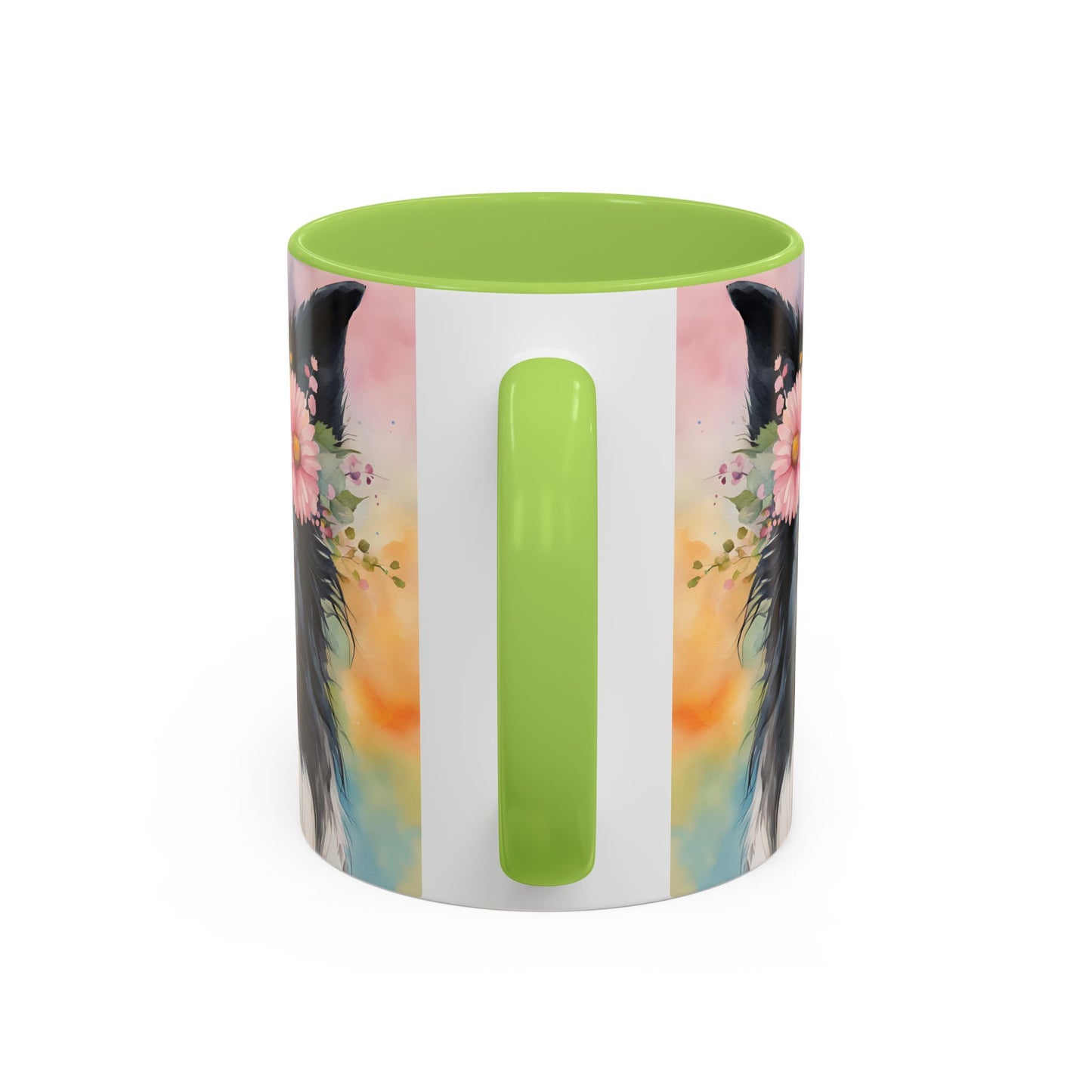 Border Collie 03 Accent Coffee Mug - Dog Lover Gift