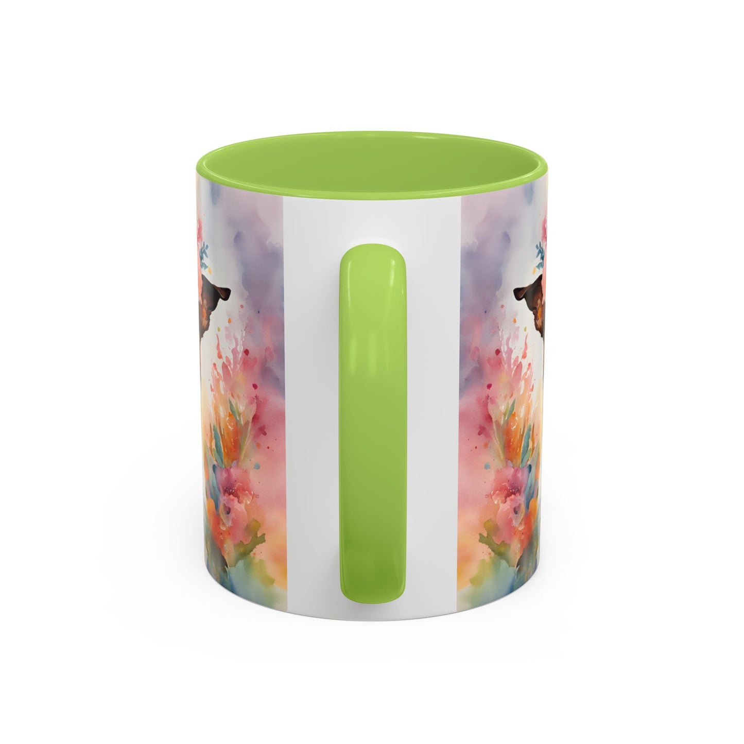 Jack Russell 02 Accent Coffee Mug - Dog Lover Gift