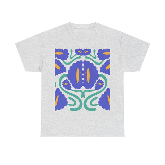More Abstract Flowers 3 Unisex Heavy Cotton Tee