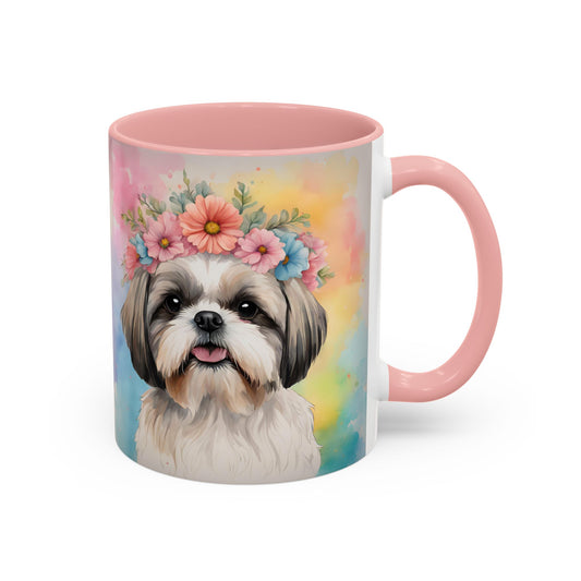 Shih Tzu 03 Accent Coffee Mug - Dog Lover Gift