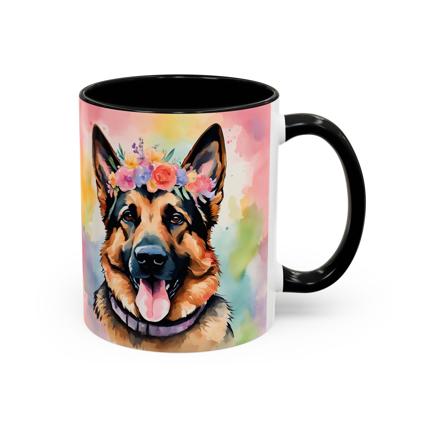 German Shepherd 01 Accent Coffee Mug - Dog Lover Gift