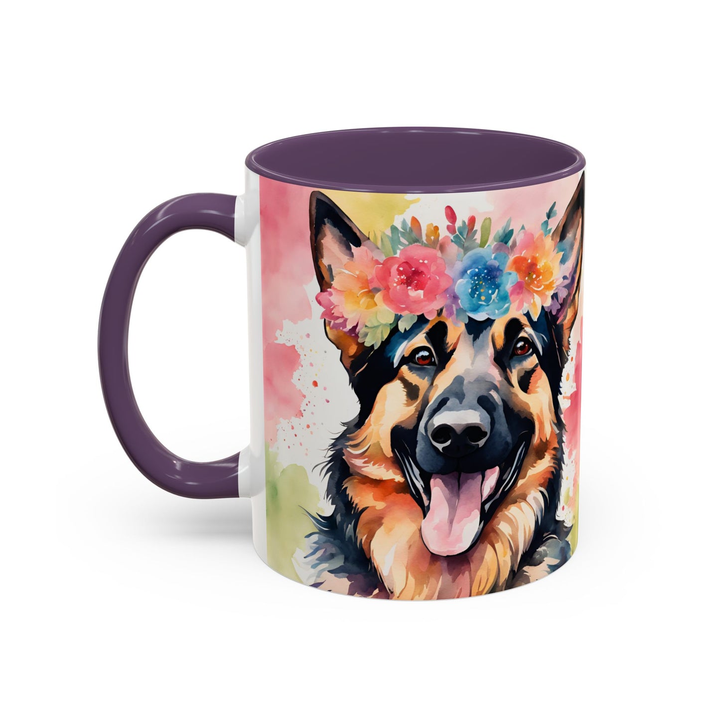 German Shepherd 03 Accent Coffee Mug - Dog Lover Gift