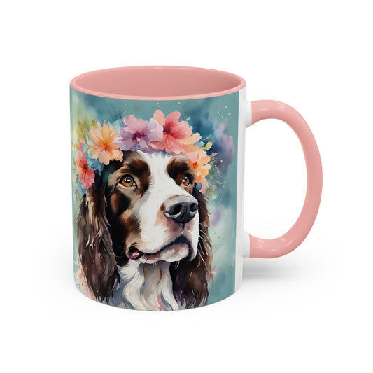 Springer Spaniel 04 Accent Coffee Mug - Dog Lover Gift