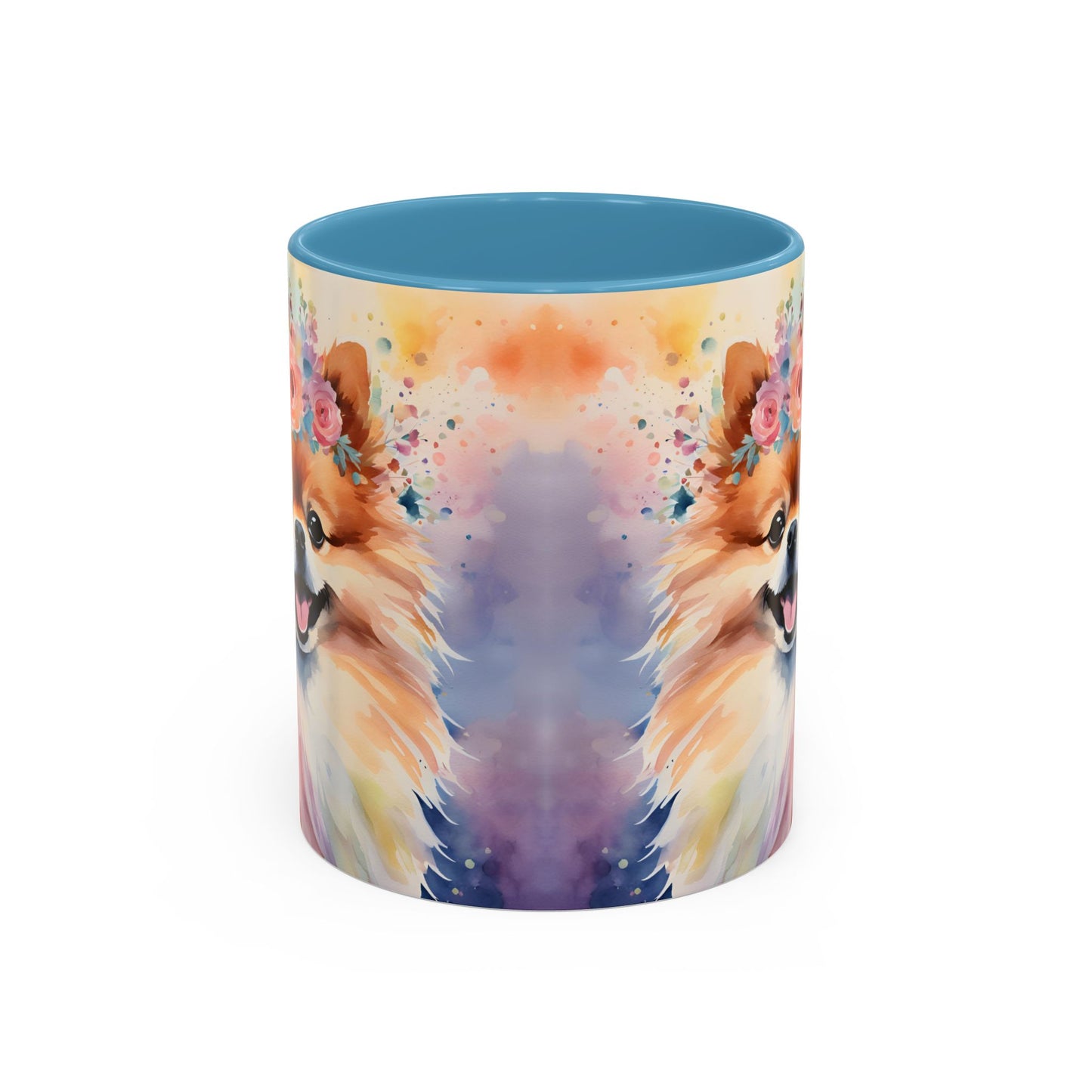 Pomeranian 04 Accent Coffee Mug - Dog Lover Gift