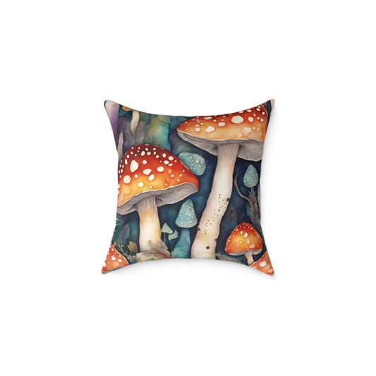 Toadstool 02 Poly Pillow - Natures Beauty Design