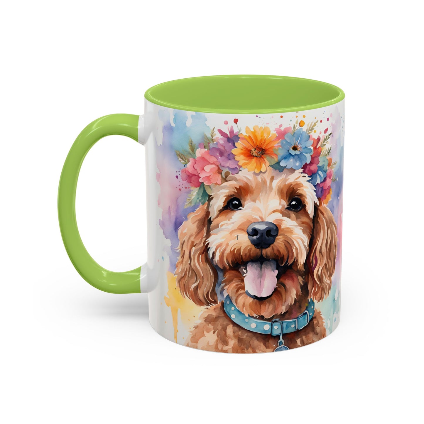 Cockapoo 02 Accent Coffee Mug - Dog Lover Gift