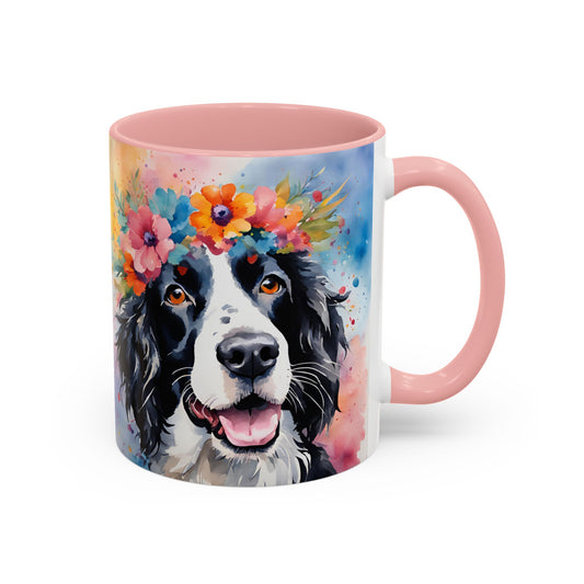 Springer Spaniel 02 Accent Coffee Mug - Dog Lover Gift