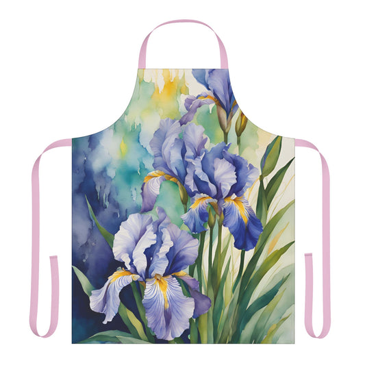 Irises 01 Apron 5-Color Straps