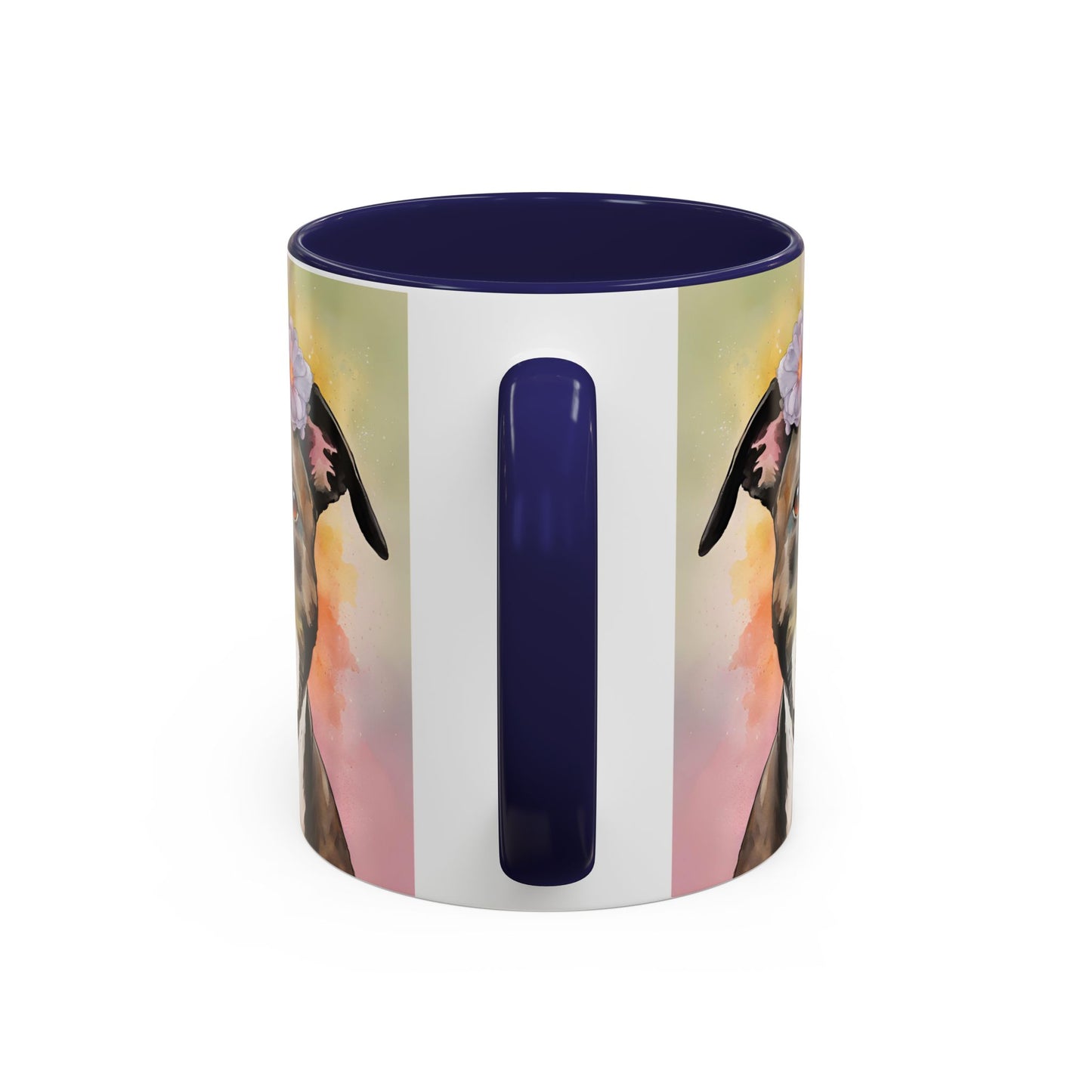Staffordshire Bull Terrier 01 Accent Coffee Mug - Dog Lover Gift