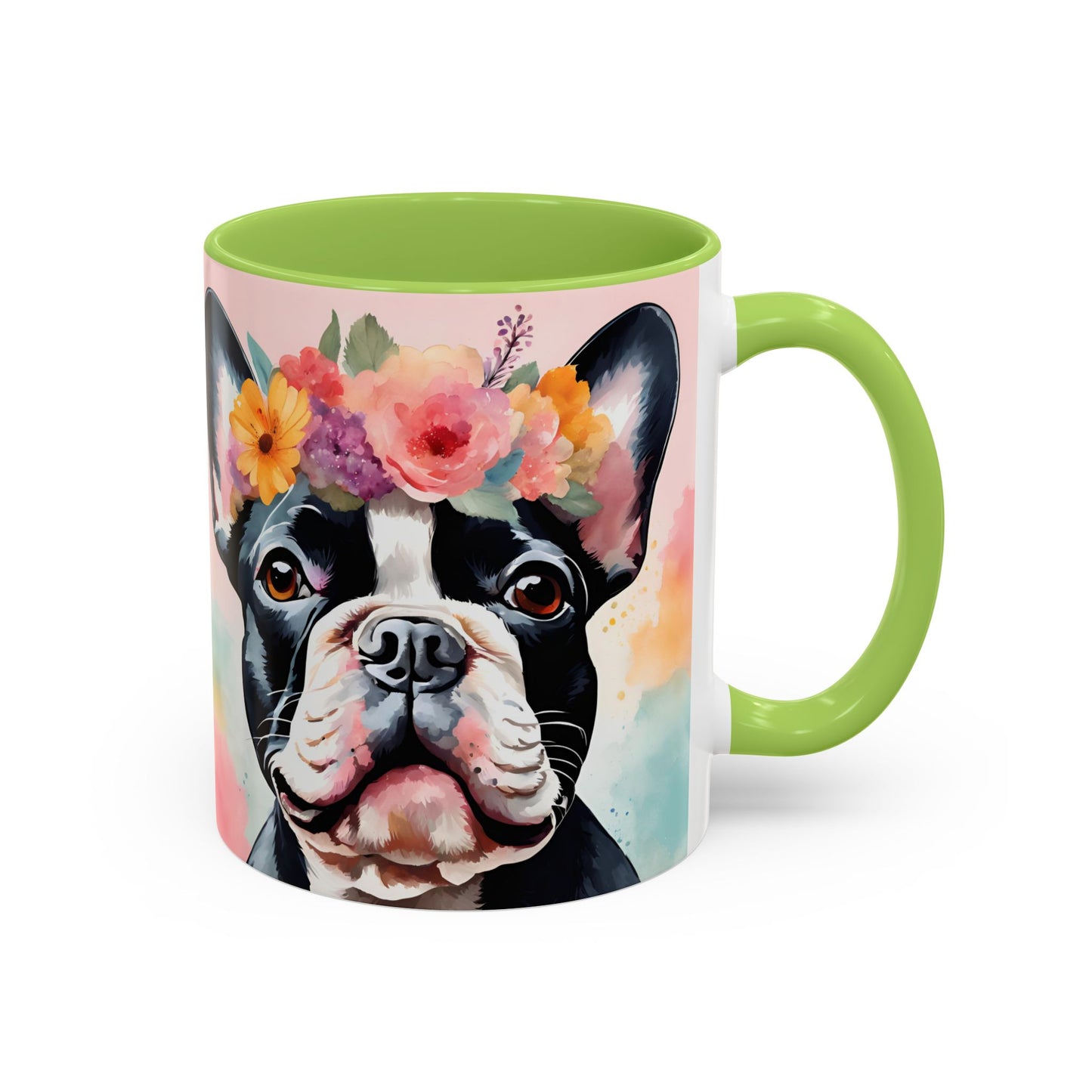 French Bulldog 01 Accent Coffee Mug - Dog Lover Gift