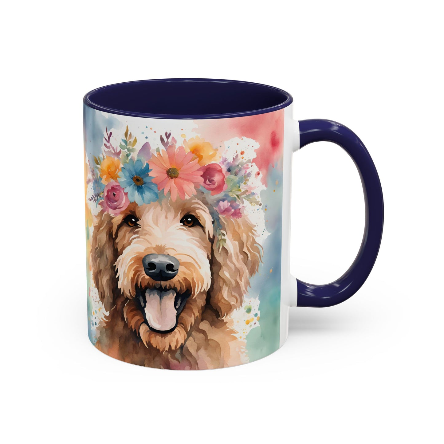 Labradoodle 03 Accent Coffee Mug - Dog Lover Gift