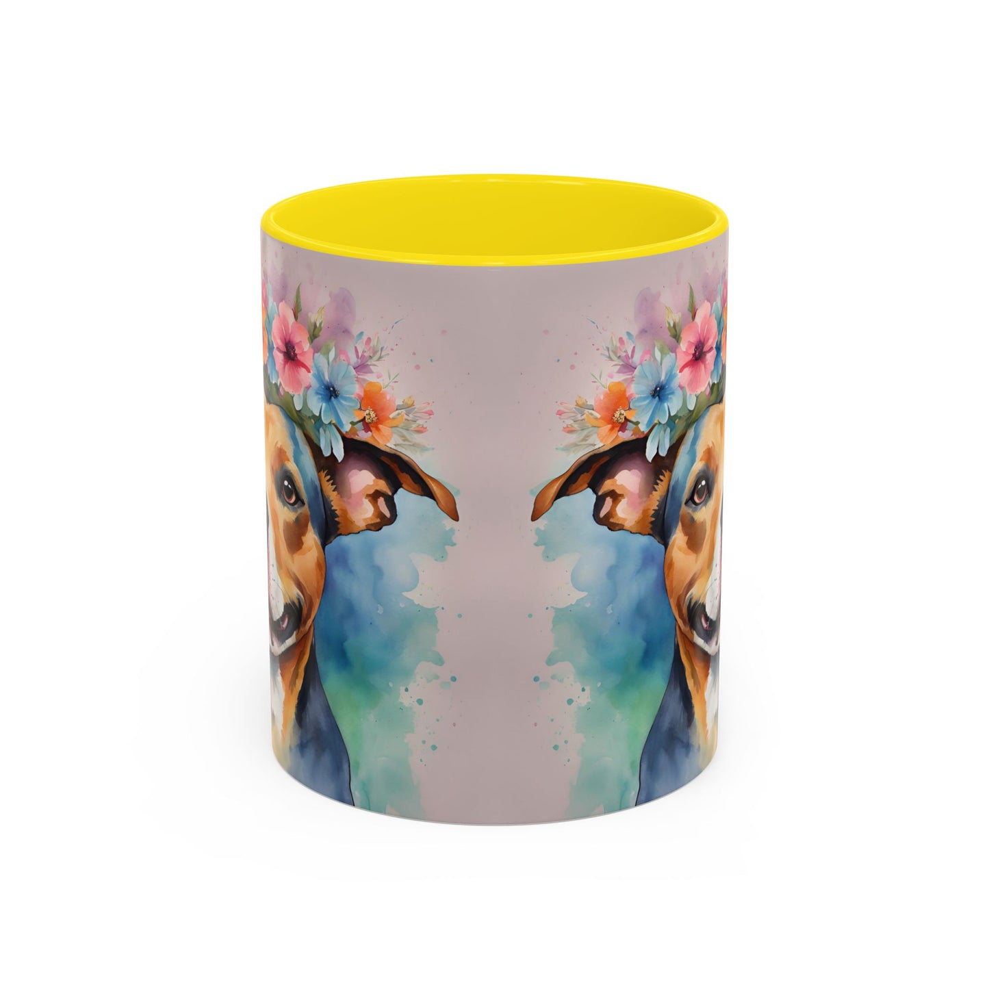 Staffordshire Bull Terrier 02 Accent Coffee Mug - Dog Lover Gift