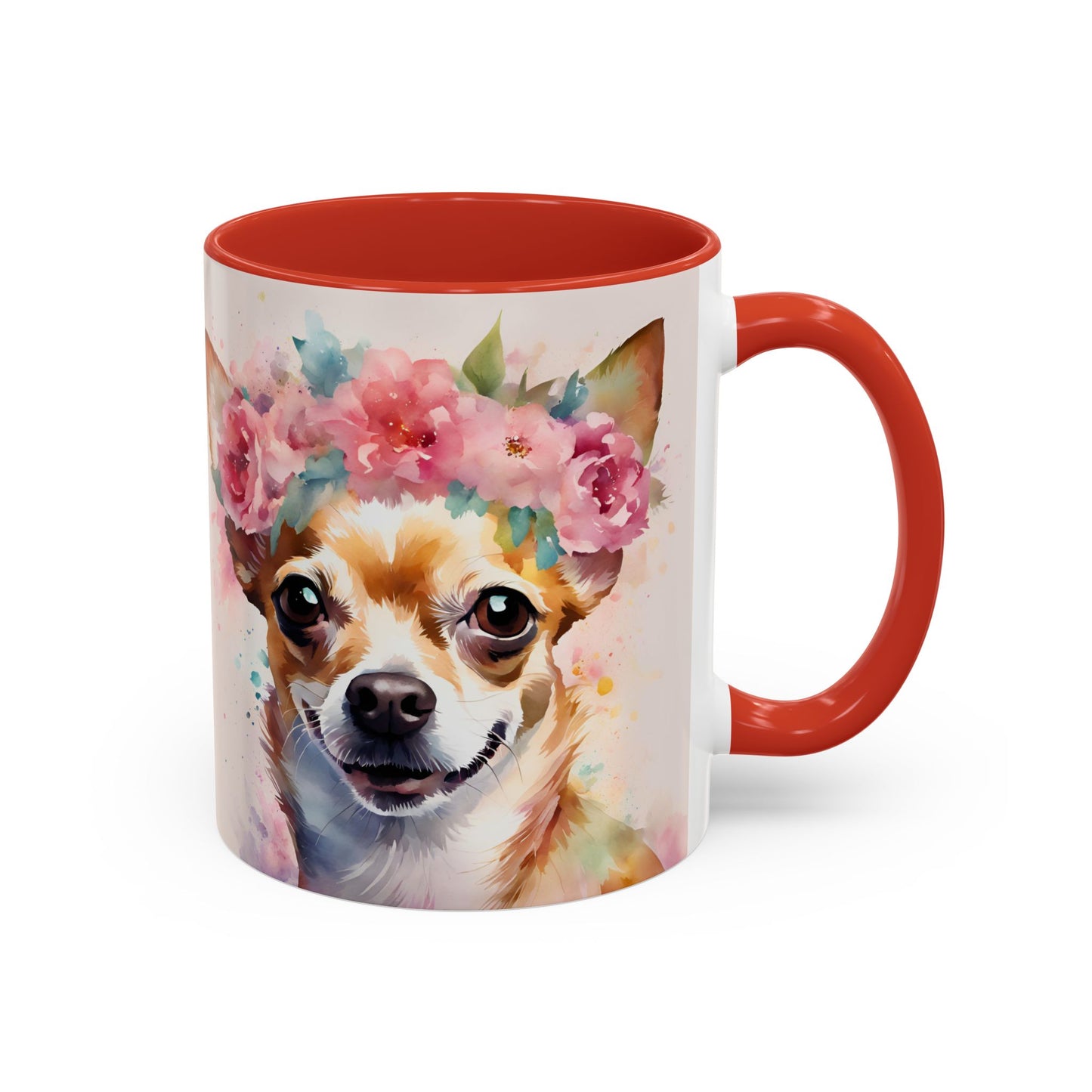 Chihuahua 01 Accent Coffee Mug - Dog Lover Gift