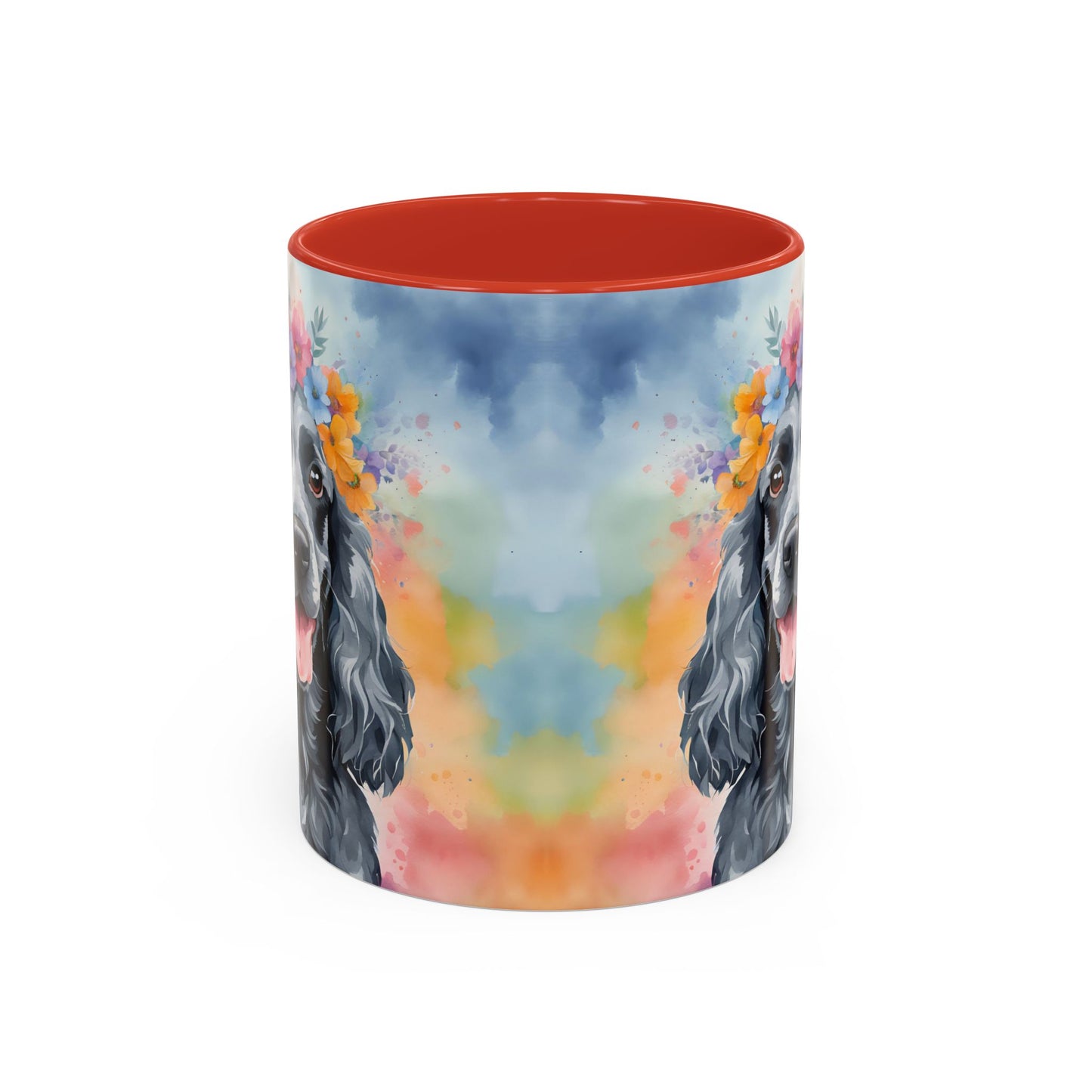 Blue Roan Cocker Spaniel 01 Accent Coffee Mug - Dog Lover Gift