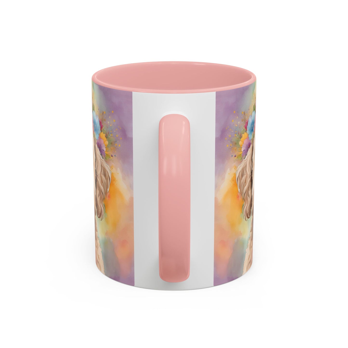 Labradoodle 01 Accent Coffee Mug - Dog Lover Gift