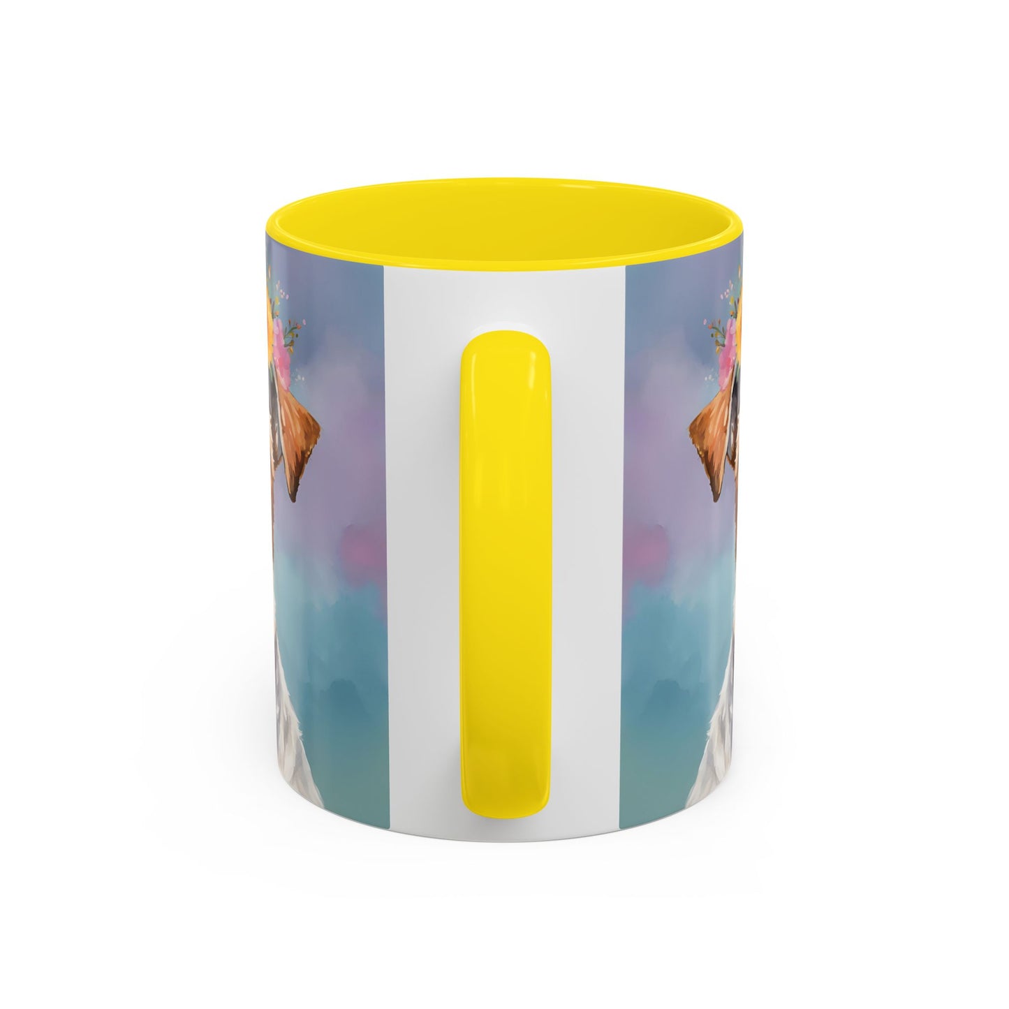 Fox Terrier 02 Accent Coffee Mug - Dog Lover Gift