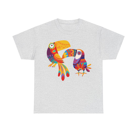 Jazzy birds 08 Unisex Heavy Cotton Tee