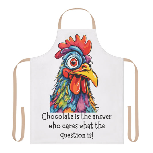 Chocolate is the answer……Adult Apron (AOP)