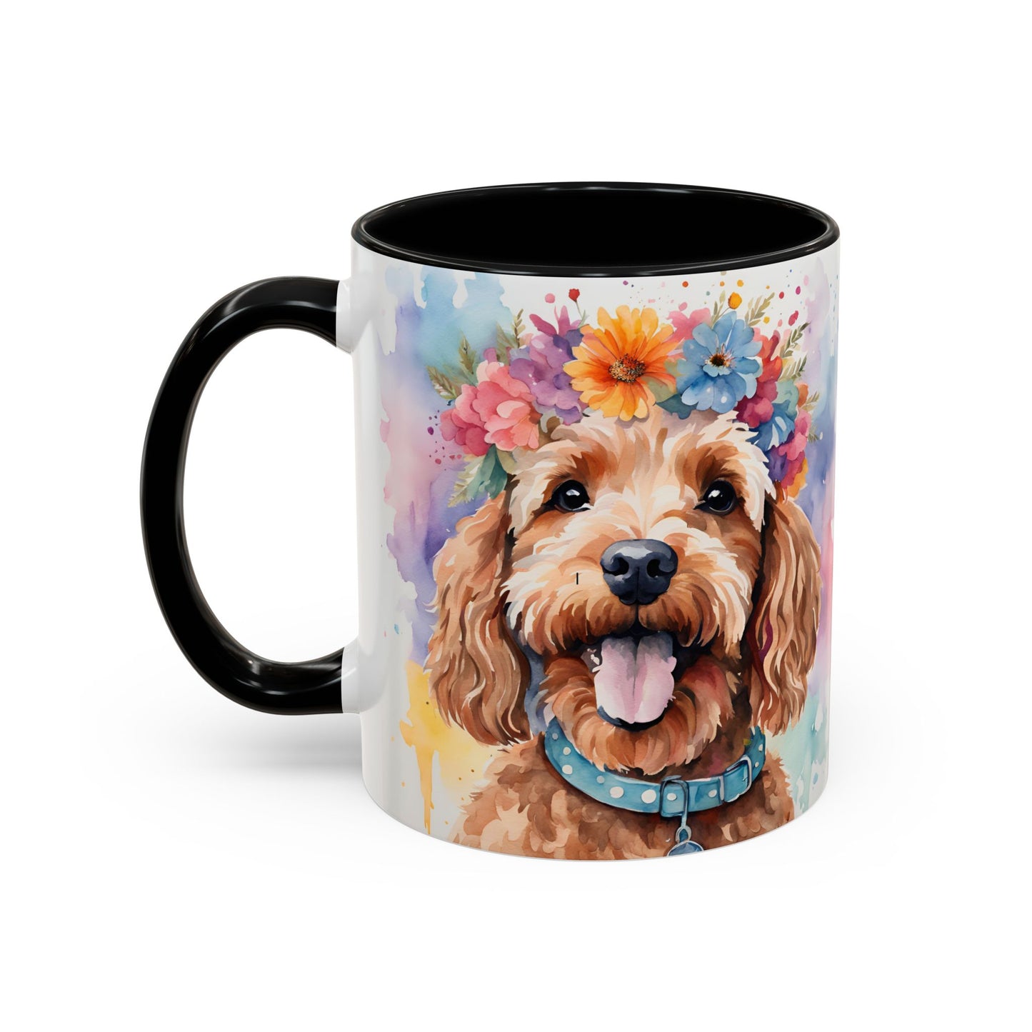 Cockapoo 02 Accent Coffee Mug - Dog Lover Gift