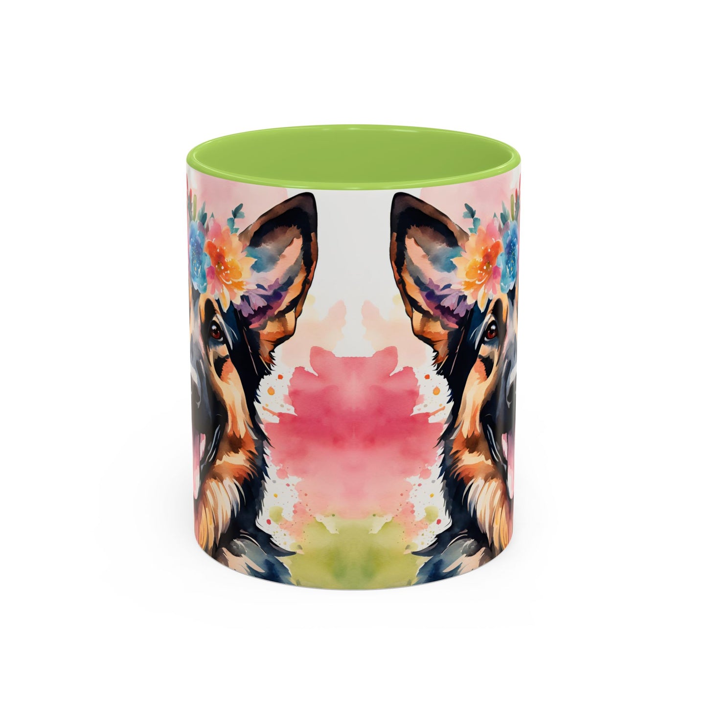 German Shepherd 03 Accent Coffee Mug - Dog Lover Gift