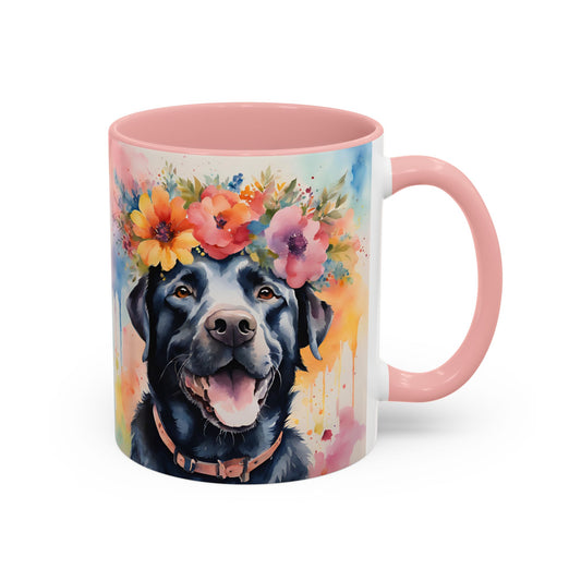 Labrador 03 Accent Coffee Mug - Dog Lover Gift