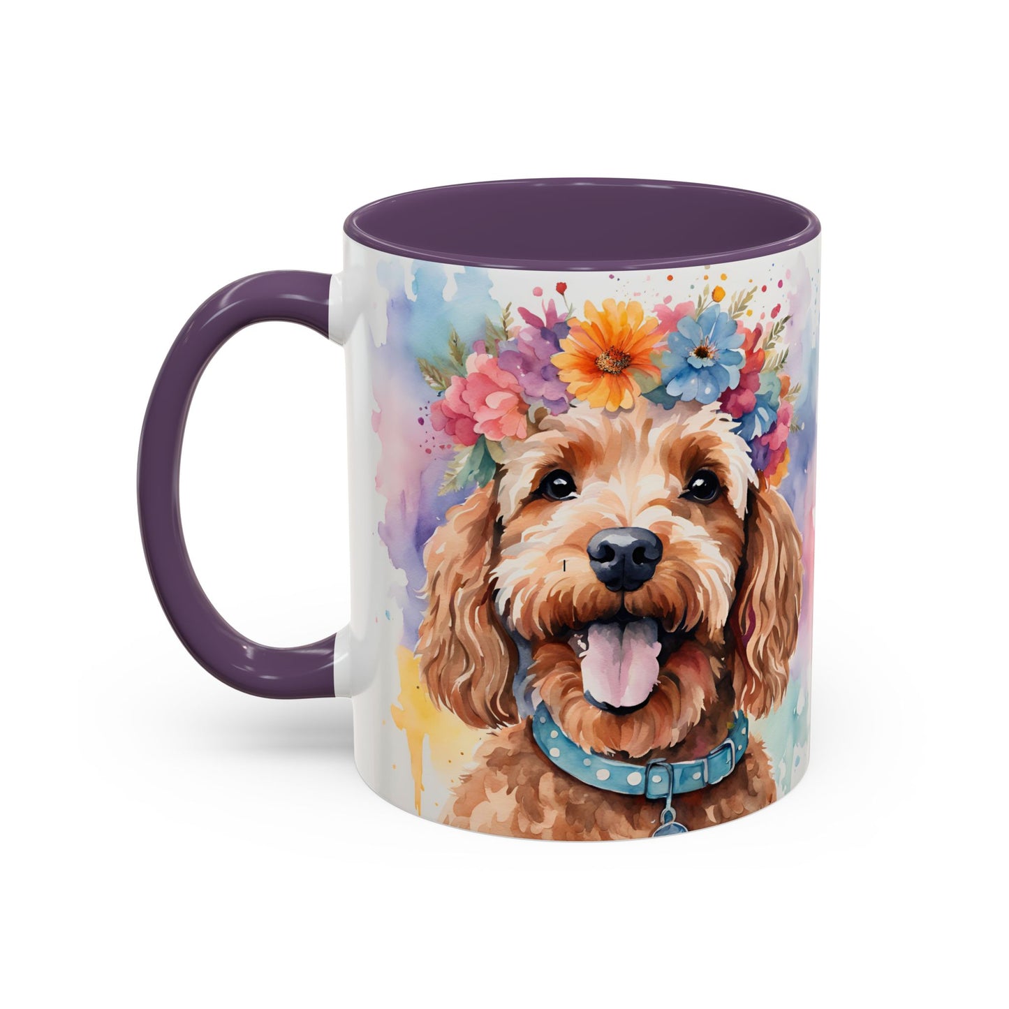 Cockapoo 02 Accent Coffee Mug - Dog Lover Gift