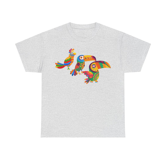 Jazzy birds 09 Unisex Heavy Cotton Tee