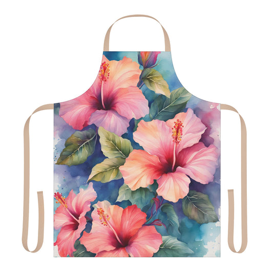 Hibiscus 02 Apron 5-Color Straps
