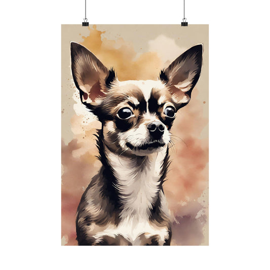 Dogs Chihuahua 04 Matte Vertical Poster