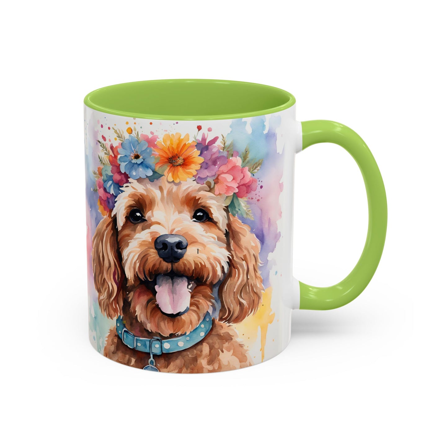 Cockapoo 02 Accent Coffee Mug - Dog Lover Gift