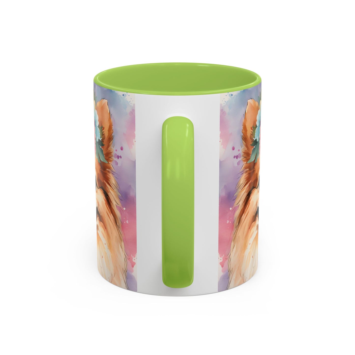 Pomeranian 01 Accent Coffee Mug - Dog Lover Gift