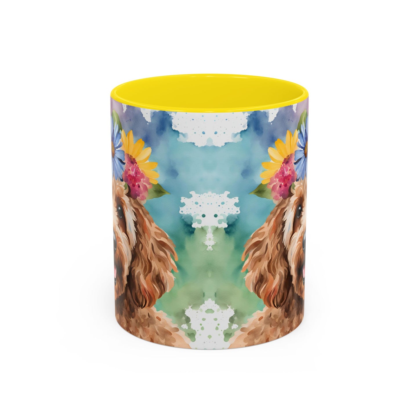 Cockapoo 03 Accent Coffee Mug - Dog Lover Gift
