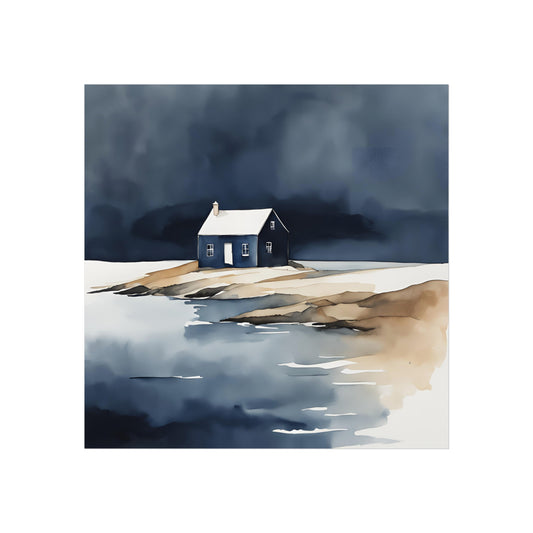 Blue Collection 4 Matte Print