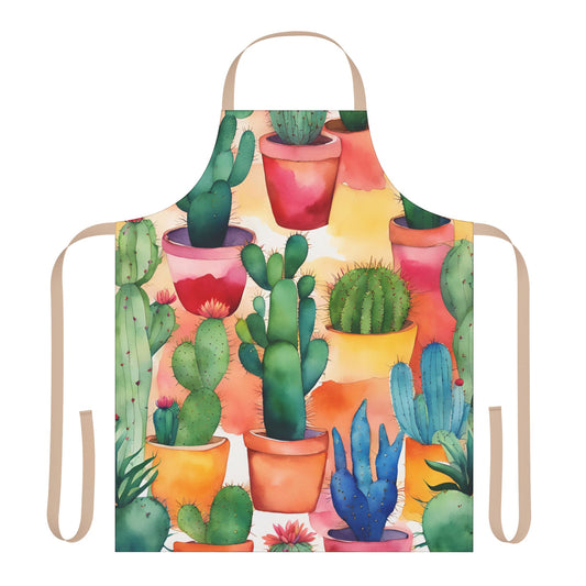 Multi Cacti 1 Adult Apron (AOP)