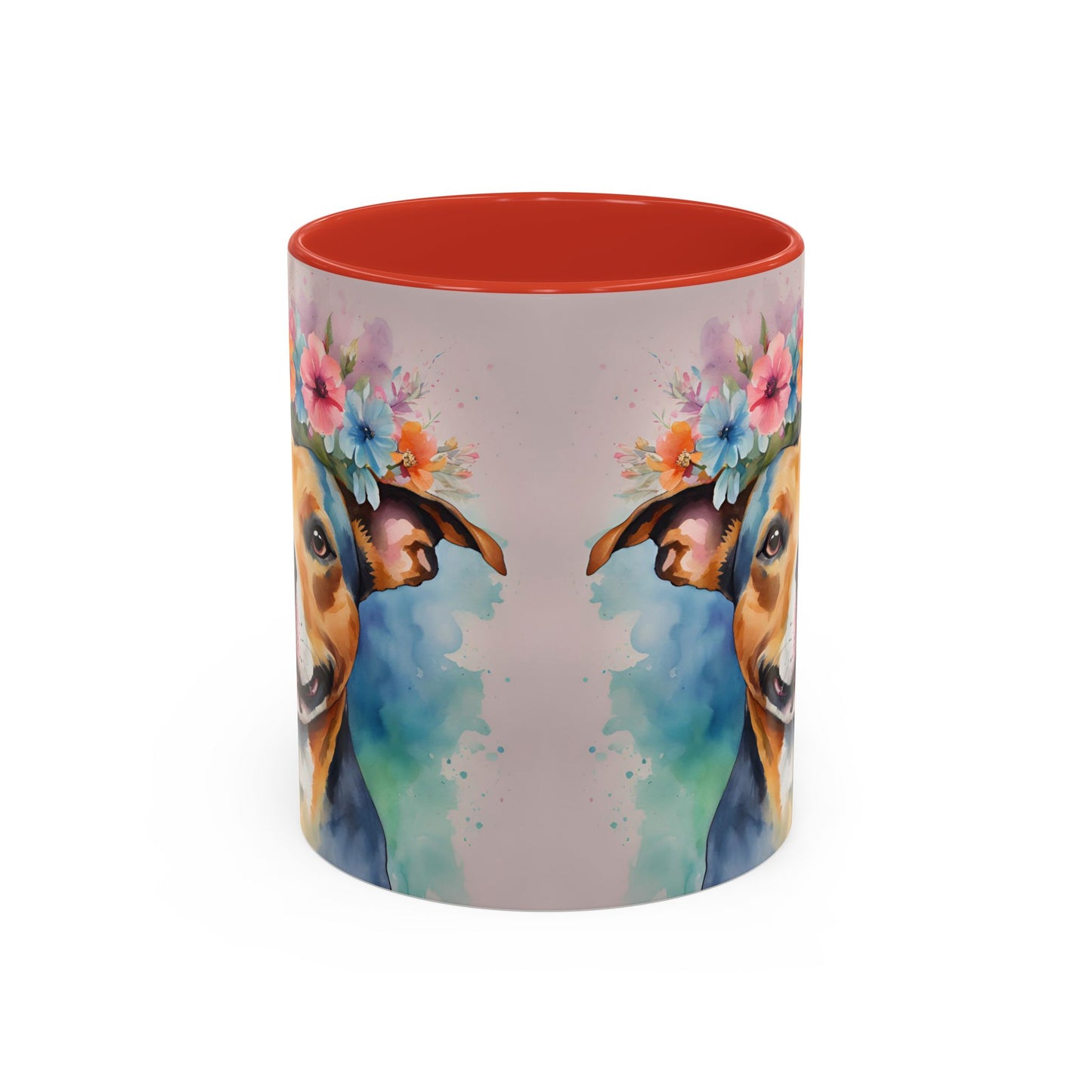 Staffordshire Bull Terrier 02 Accent Coffee Mug - Dog Lover Gift