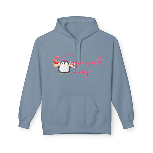 Forever And Always Unisex Valentines Hoodie