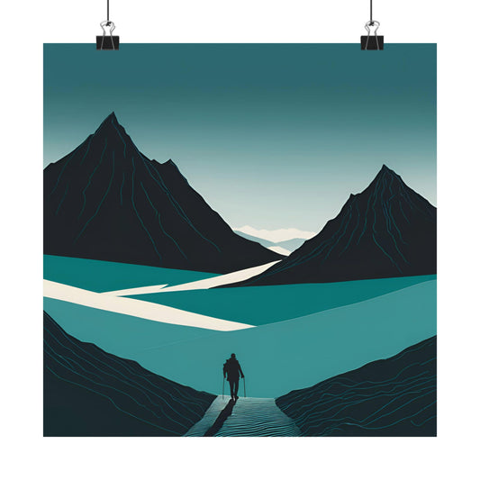 Lone Collection Walker 24 Matte Square Posters