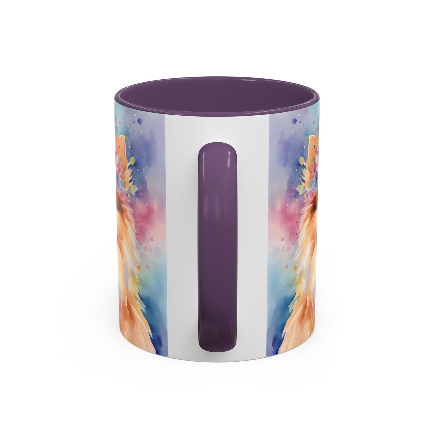 Pomeranian 04 Accent Coffee Mug - Dog Lover Gift